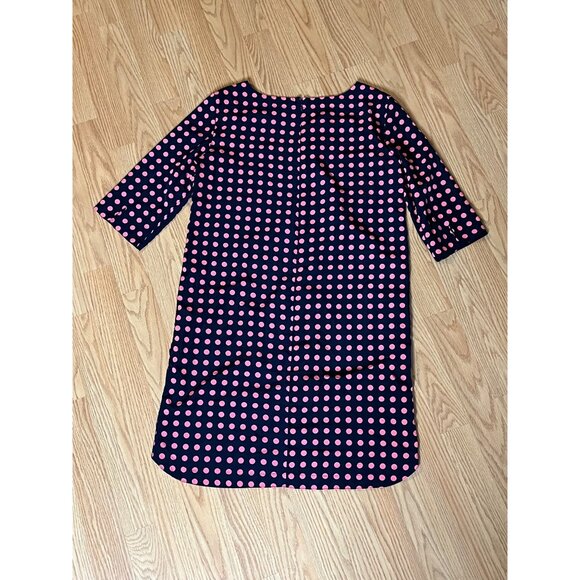 Gap X-SmallNavy & Pink Polka Dot Dress - Picture 4 of 4